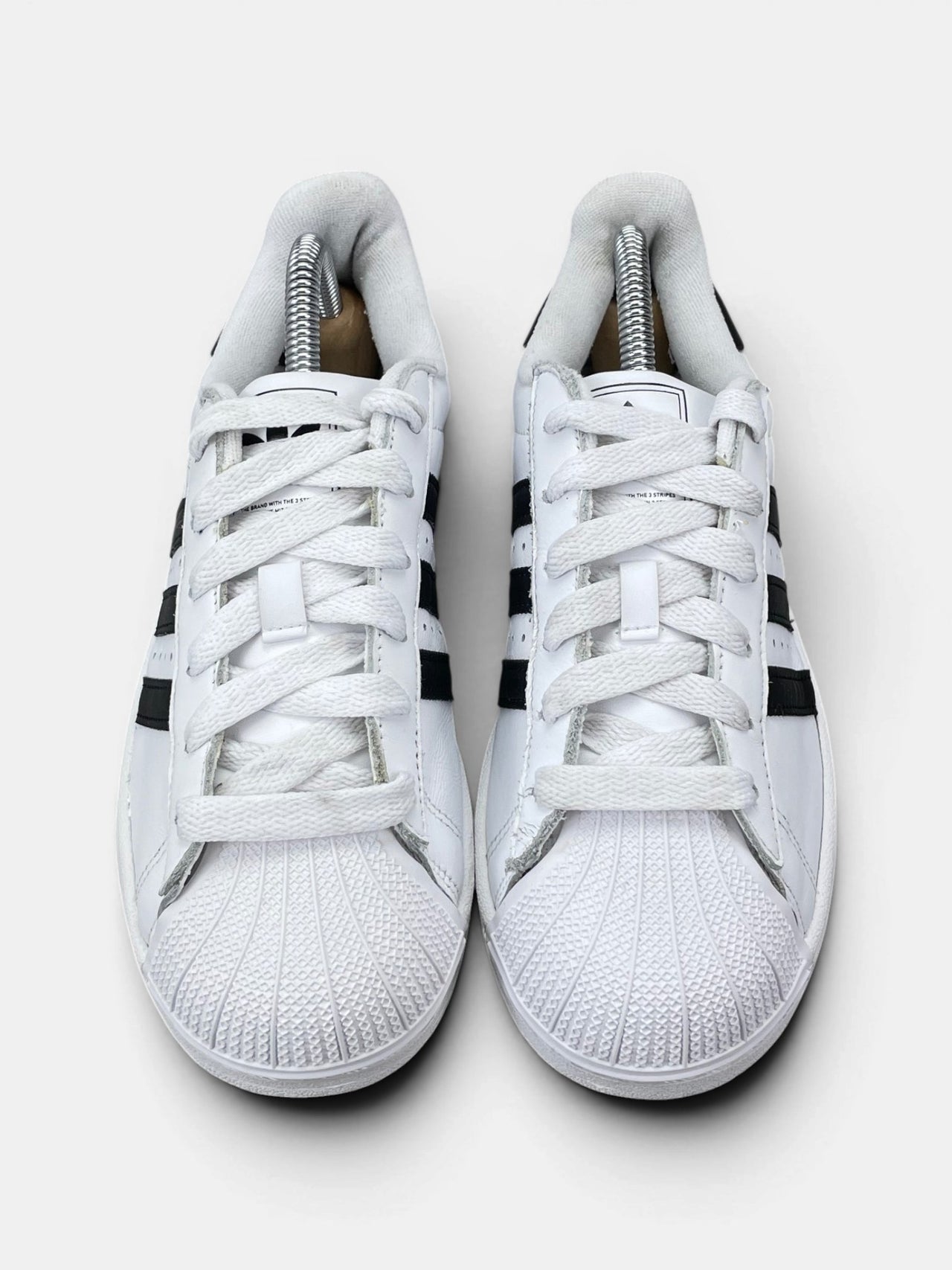 Adidas Superstar II — buty sportowe damskie w bardzo dobrym stanie rozmiar 36 2/3, widok z góry