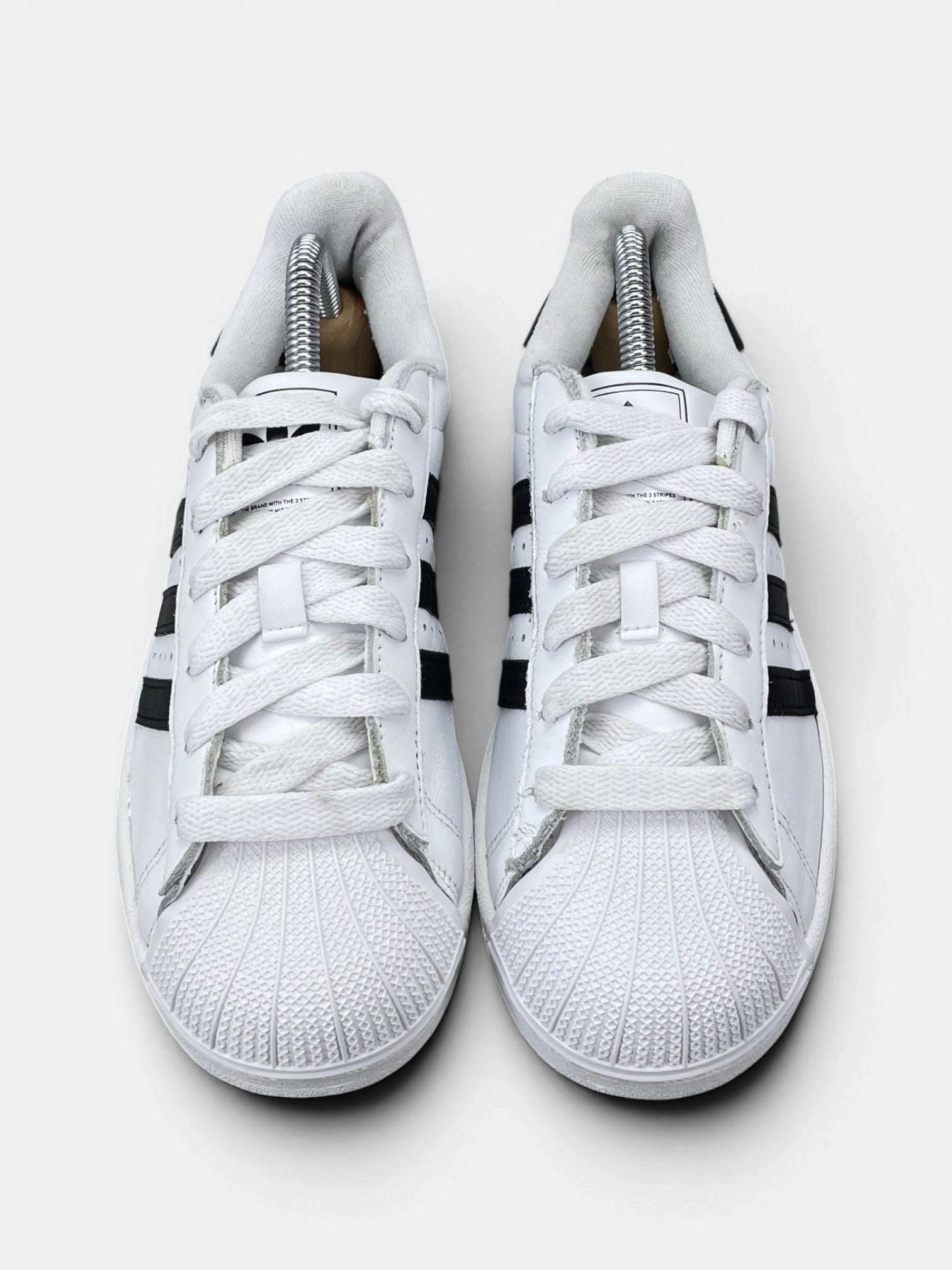 Adidas Superstar II — buty sportowe damskie w bardzo dobrym stanie rozmiar 36 2/3, widok z góry