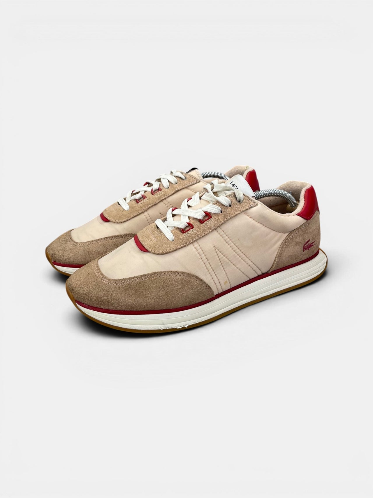 Lacoste L-Spin — buty sportowe męskie w bardzo dobrym stanie rozmiar 44.5, widok z boku
