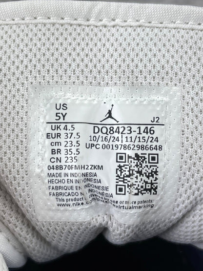 Nike Air Jordan 1 Mid Smoke Grey Obsidian — buty sportowe damskie w bardzo dobrym stanie rozmiar 37.5, opcjonalne zdjęcie 2