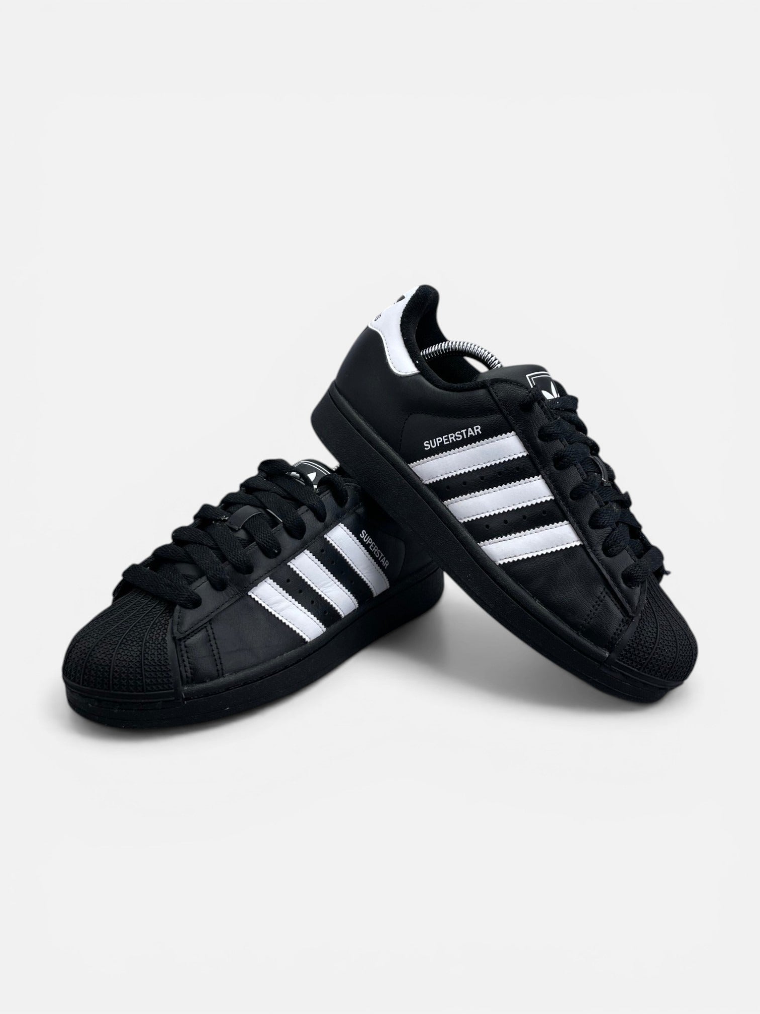 adidas Superstar II Black White - buty sportowe, boczny profil