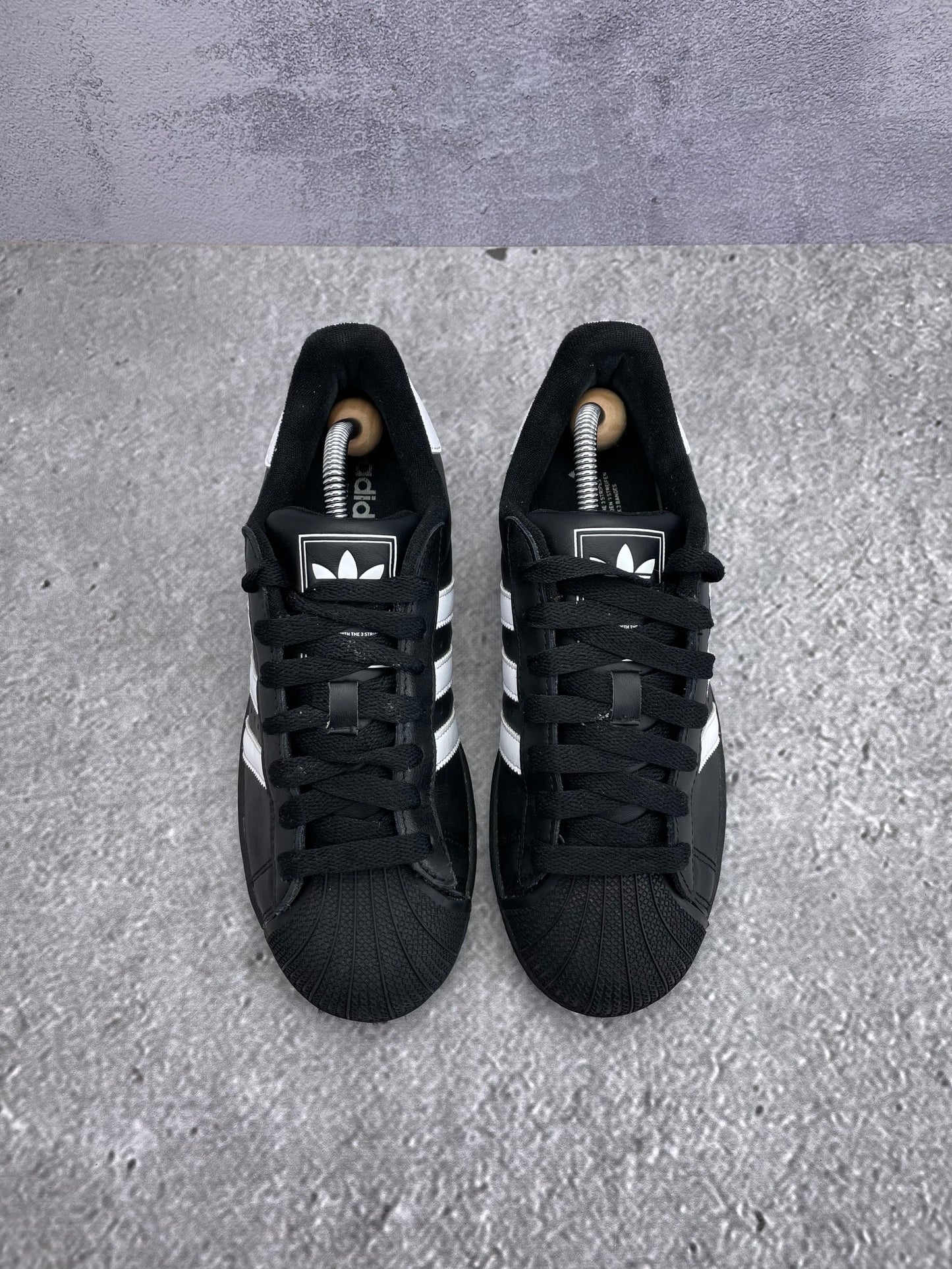 adidas Superstar II Black White - buty sportowe, widok z góry