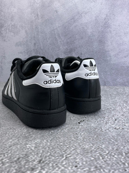 adidas Superstar II Black White - buty sportowe, widok z tyłu
