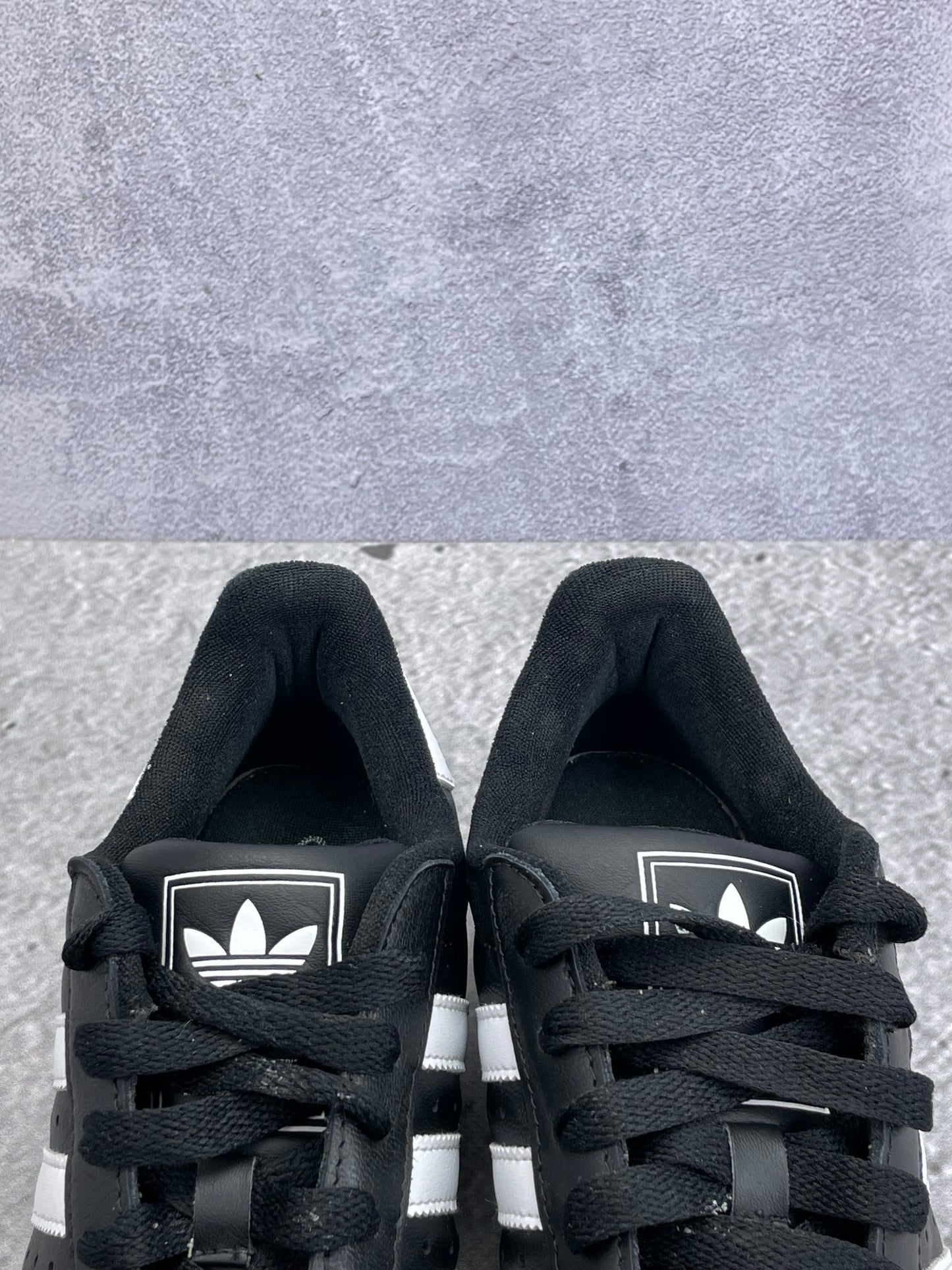 adidas Superstar II Black White - buty sportowe, zapiętki butów