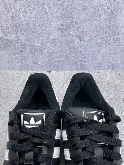 adidas Superstar II Black White - buty sportowe, zapiętki butów