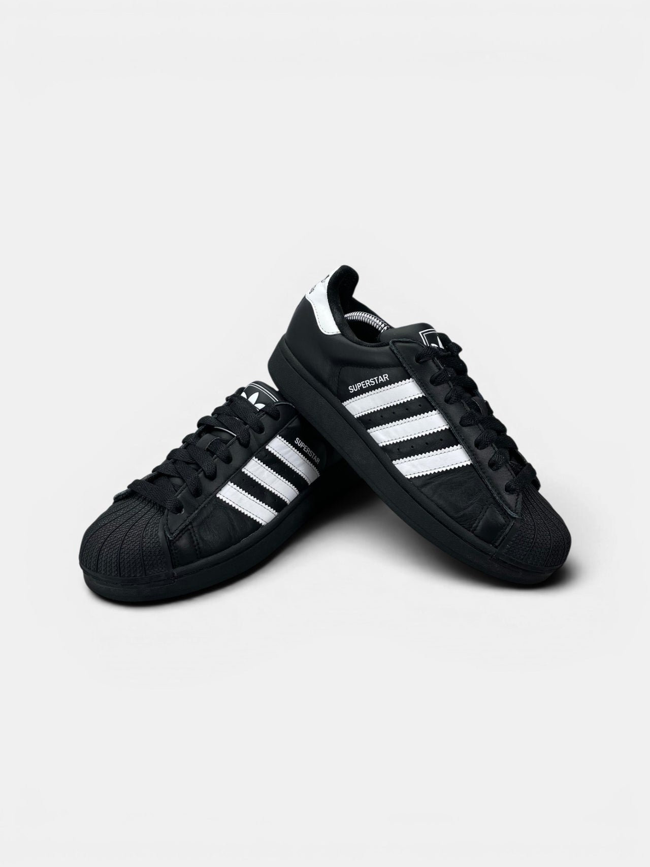 Adidas Superstar II Black White — buty sportowe damskie w bardzo dobrym stanie rozmiar 40, boczny profil