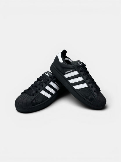 Adidas Superstar II Black White — buty sportowe damskie w bardzo dobrym stanie rozmiar 40, boczny profil
