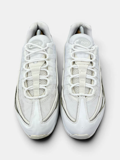 Nike Air Max 95 Essential Triple White — buty sportowe męskie w bardzo dobrym stanie rozmiar 43, widok z góry