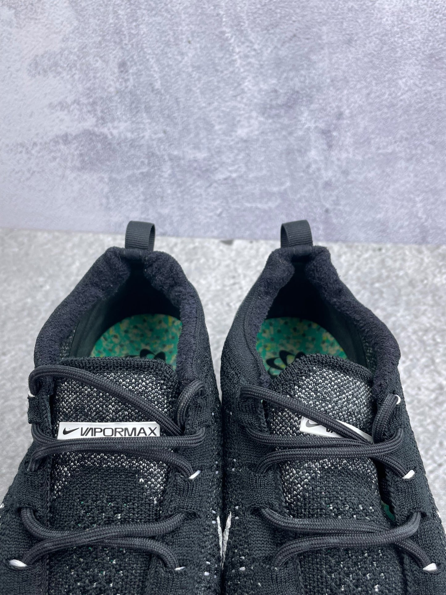 Nike Air VaporMax 2023 Flyknit Oreo - buty sportowe, zapiętki butów