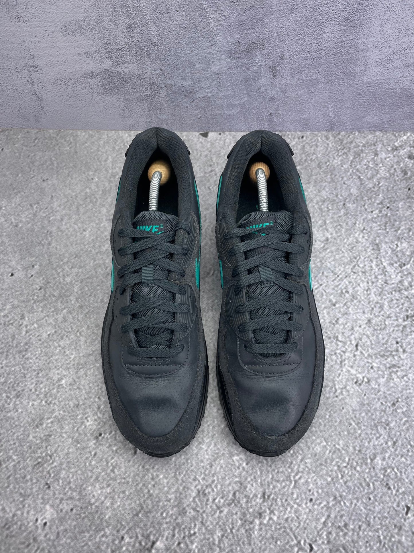 Nike Air Max 90 Black Aurora Green - buty sportowe, widok z góry