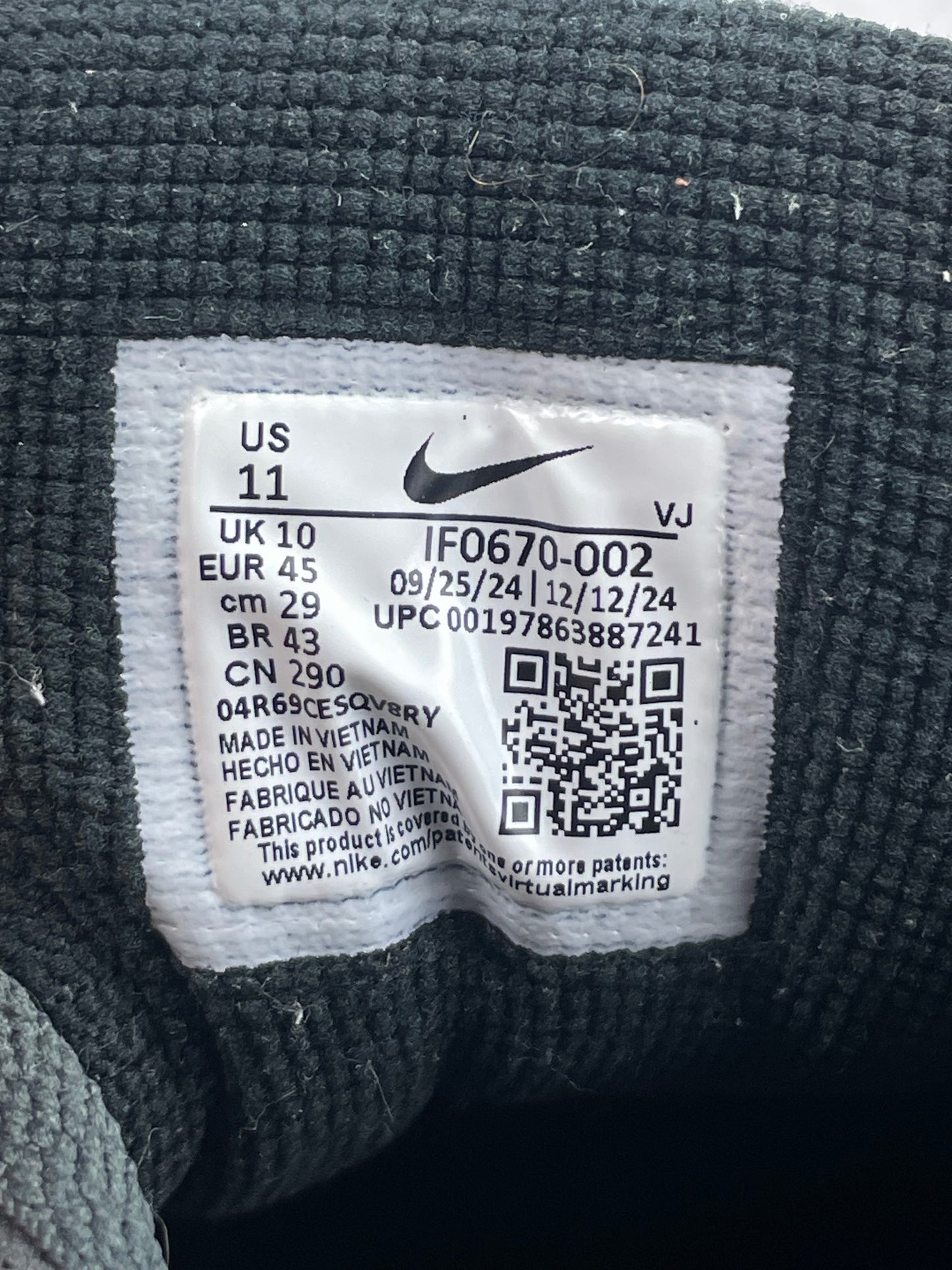 Nike Air Max 90 Black Aurora Green - buty sportowe, metka