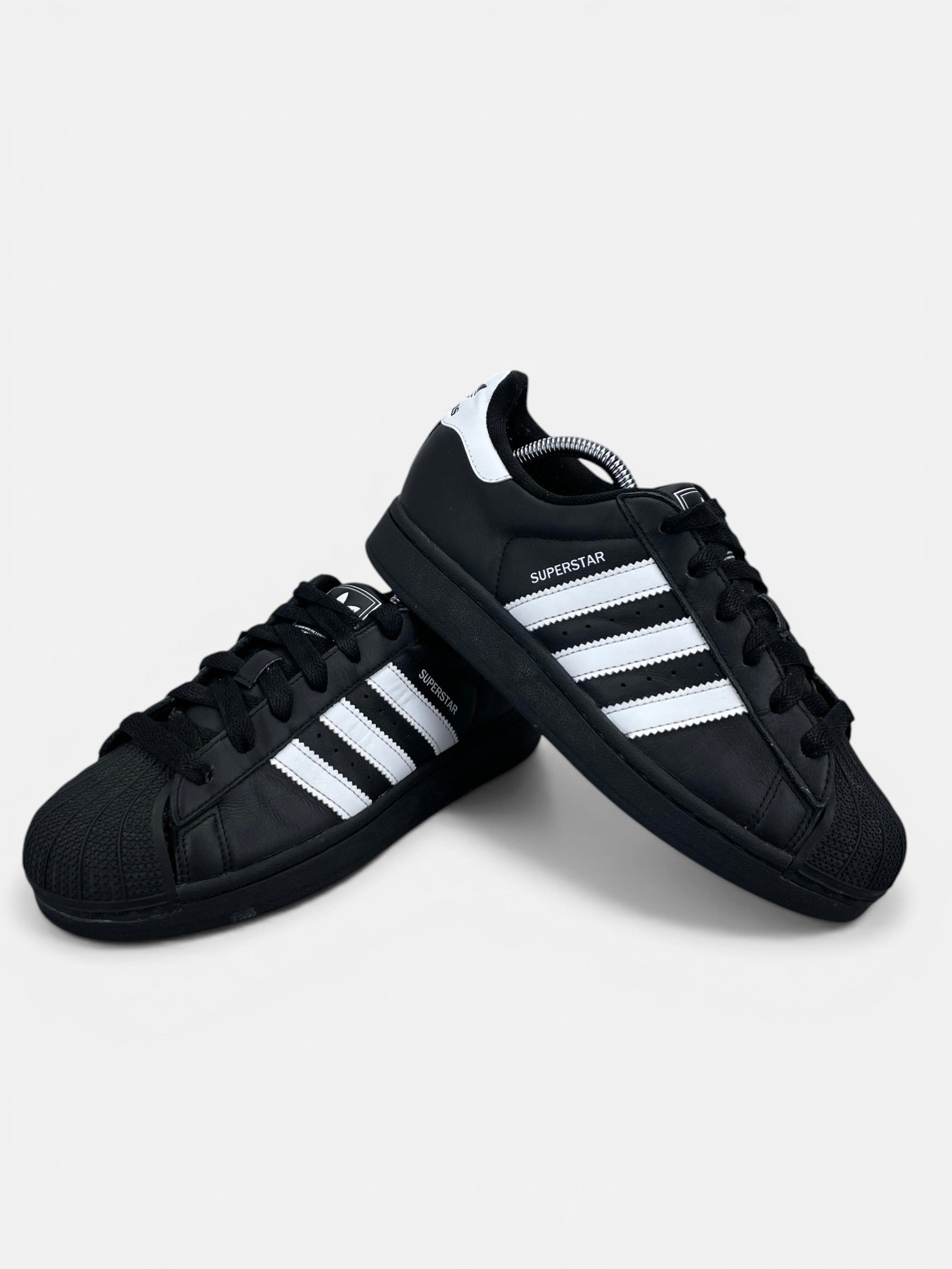 adidas Superstar II Black White - buty sportowe, boczny profil