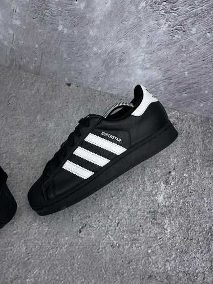 adidas Superstar II Black White - buty sportowe, widok z góry na wewnętrzną stronę butów