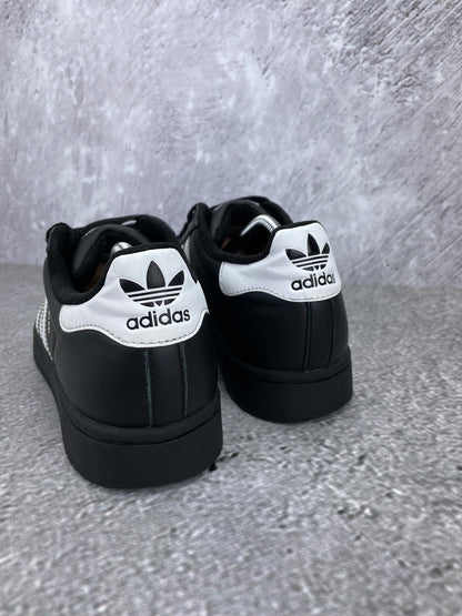 adidas Superstar II Black White - buty sportowe, widok z tyłu