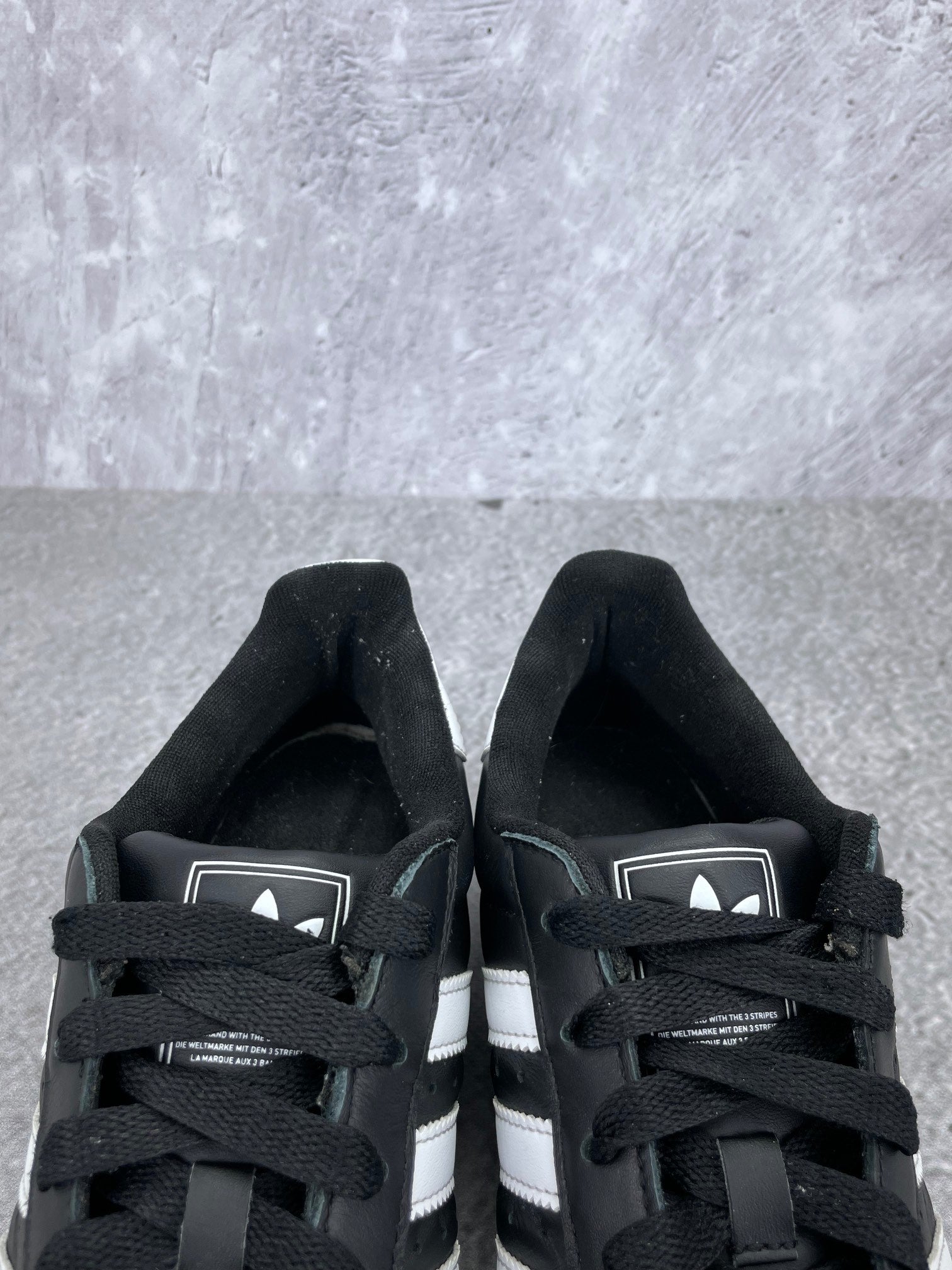 adidas Superstar II Black White - buty sportowe, zapiętki butów