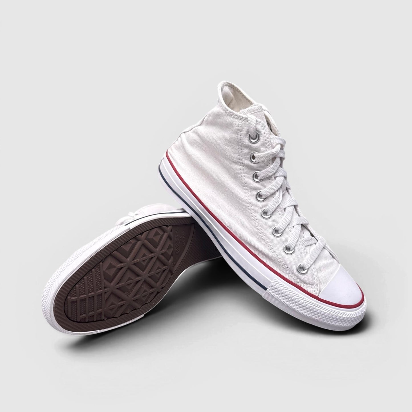 Converse Chuck Taylor All Star High Top Classic White — buty sportowe damskie w bardzo dobrym stanie rozmiar 39.5, para butów