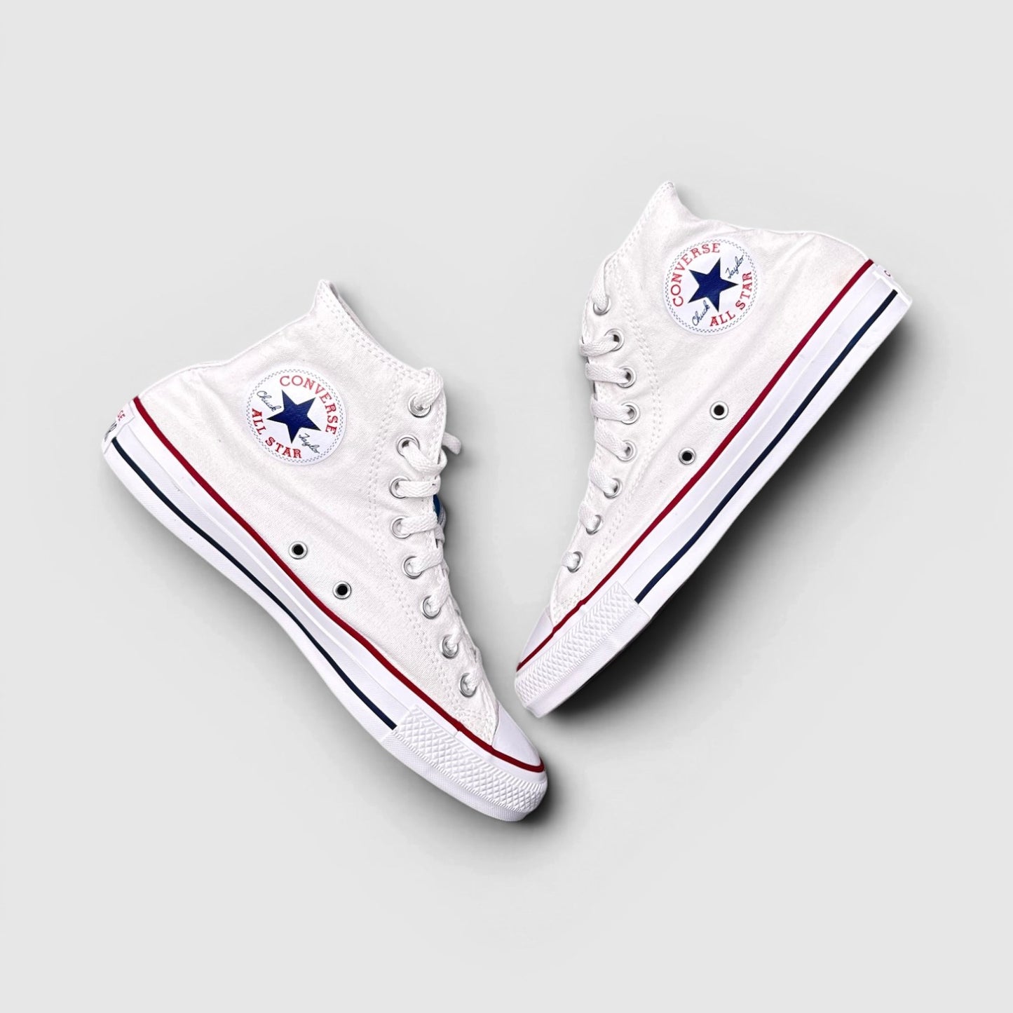 Converse Chuck Taylor All Star High Top Classic White — buty sportowe damskie w bardzo dobrym stanie rozmiar 39.5, para butów