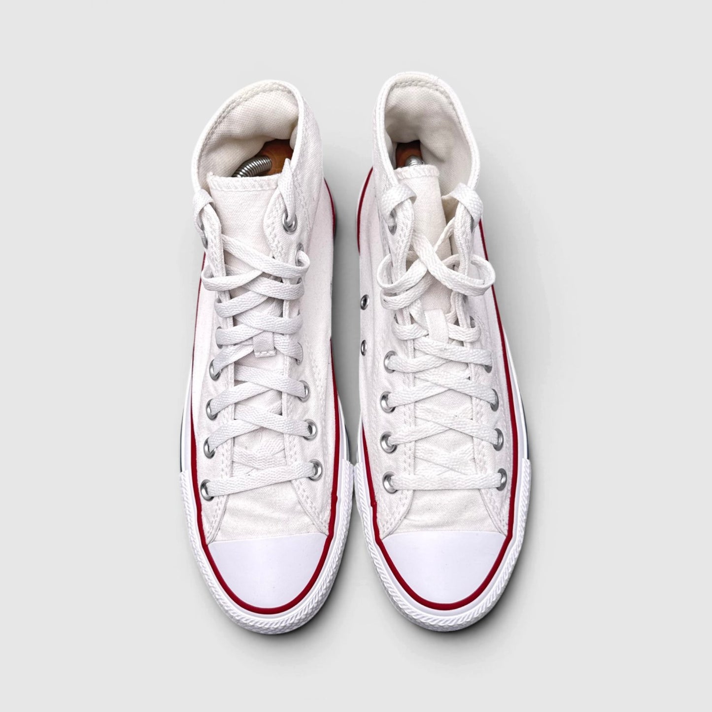 Converse Chuck Taylor All Star High Top Classic White — buty sportowe damskie w bardzo dobrym stanie rozmiar 39.5, widok z góry
