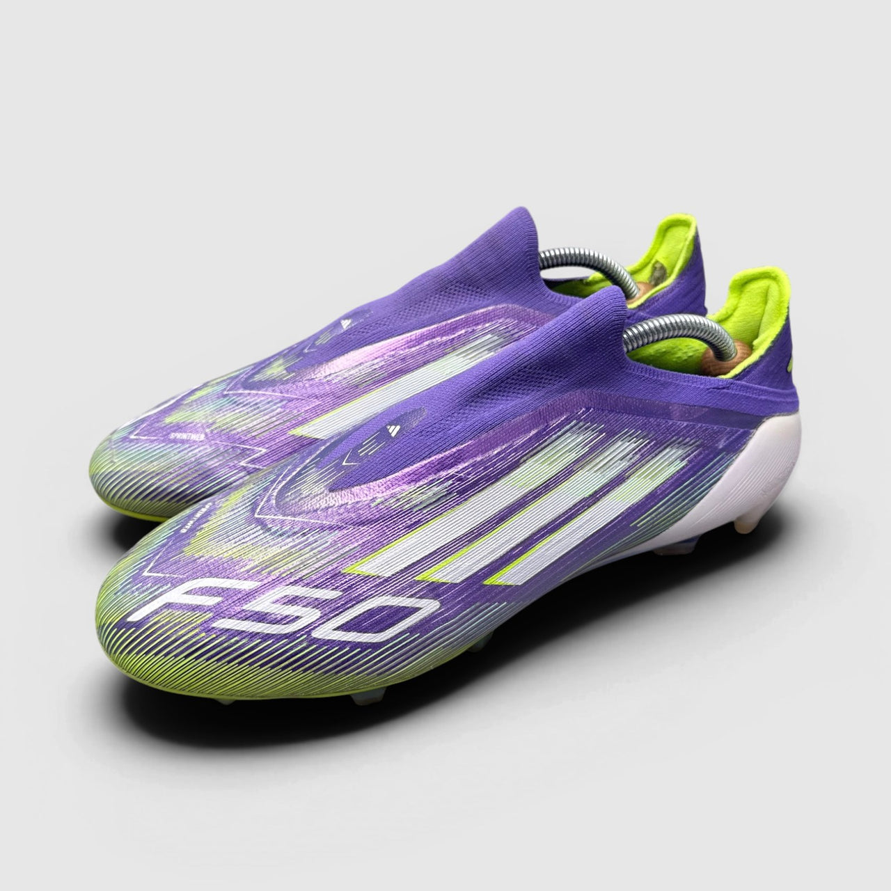 Adidas F50 Elite Laceless Firm Ground Radiant Blaze Pack — buty sportowe męskie w dobrym stanie rozmiar 44 2/3, para butów