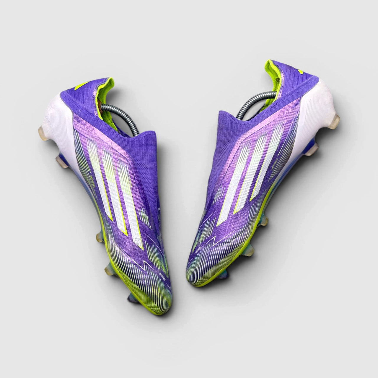 Adidas F50 Elite Laceless Firm Ground Radiant Blaze Pack — buty sportowe męskie w dobrym stanie rozmiar 44 2/3, para butów
