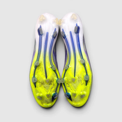 Adidas F50 Elite Laceless Firm Ground Radiant Blaze Pack — buty sportowe męskie w dobrym stanie rozmiar 44 2/3, podeszwa