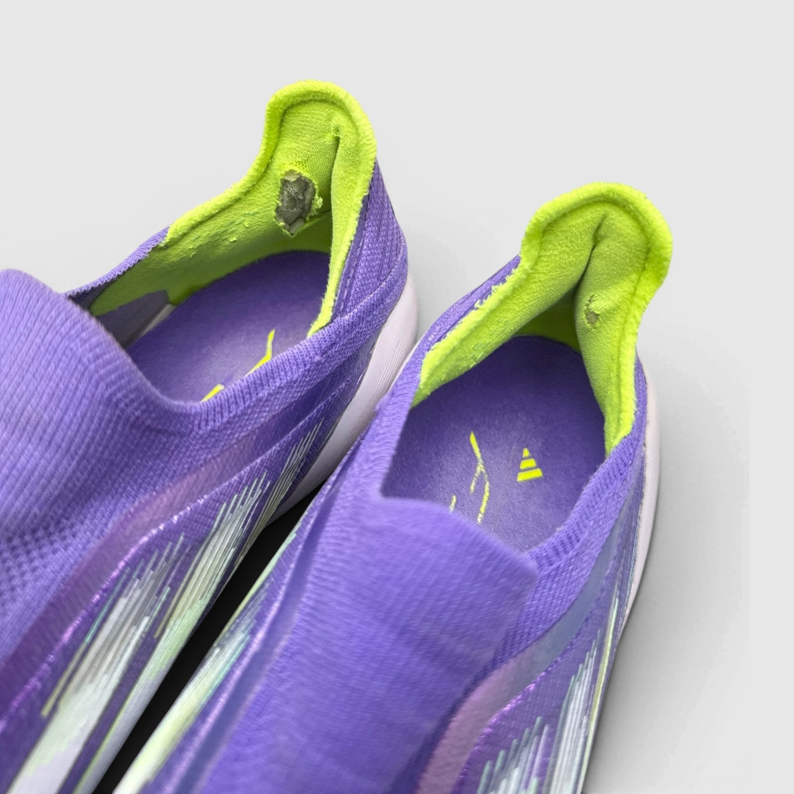 Adidas F50 Elite Laceless Firm Ground Radiant Blaze Pack — buty sportowe męskie w dobrym stanie rozmiar 44 2/3, wkładka