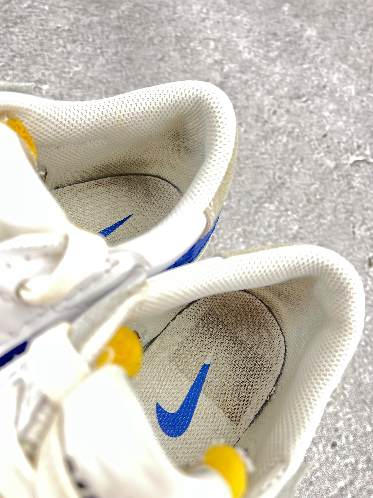 Nike Blazer Low '77 Jumbo White Old Royal - buty sportowe, zapiętki butów