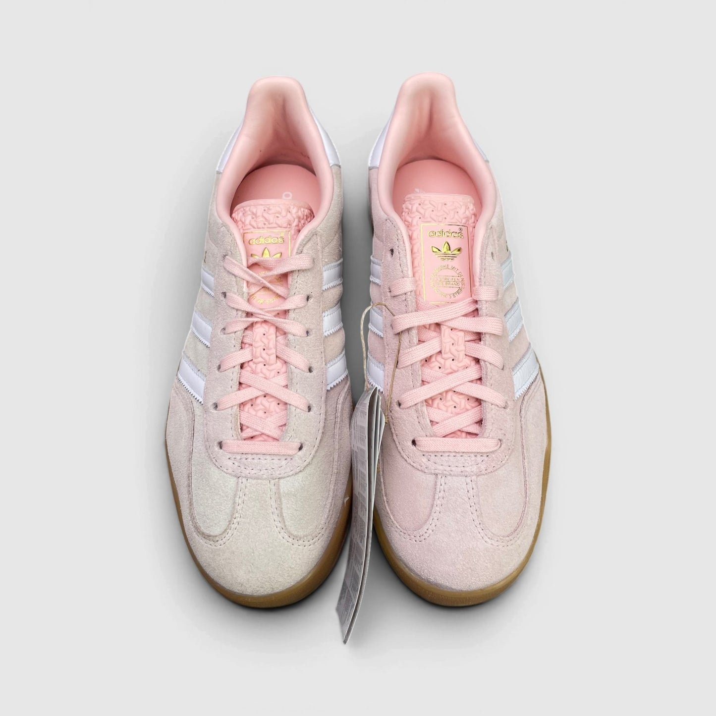 Adidas Gazelle Sandy Pink Gum — buty sportowe damskie nowe rozmiar 38 2/3, widok z góry