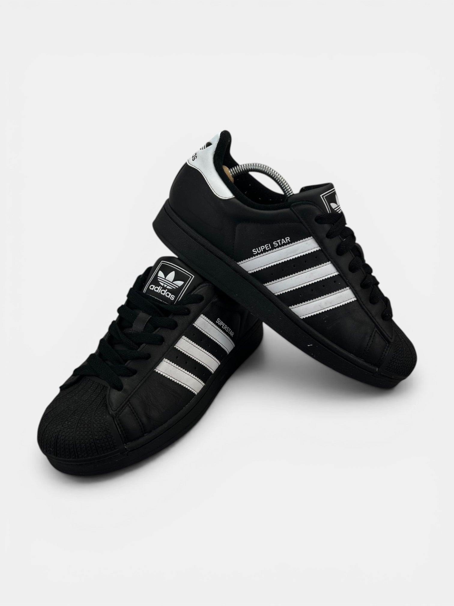 adidas Superstar II Black White - buty sportowe, boczny profil
