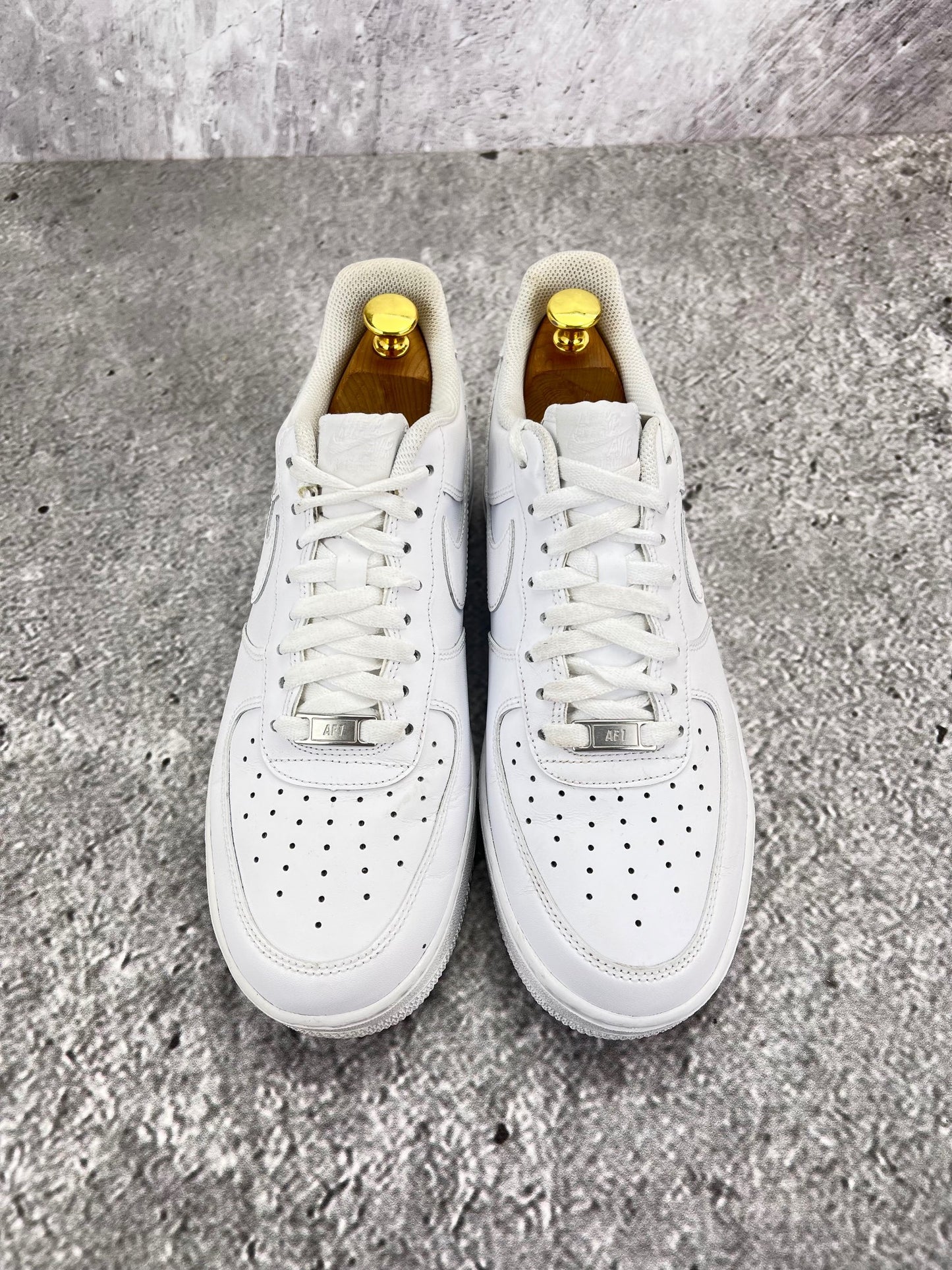 Nike Air Force 1 '07 Triple White - buty sportowe, widok z góry