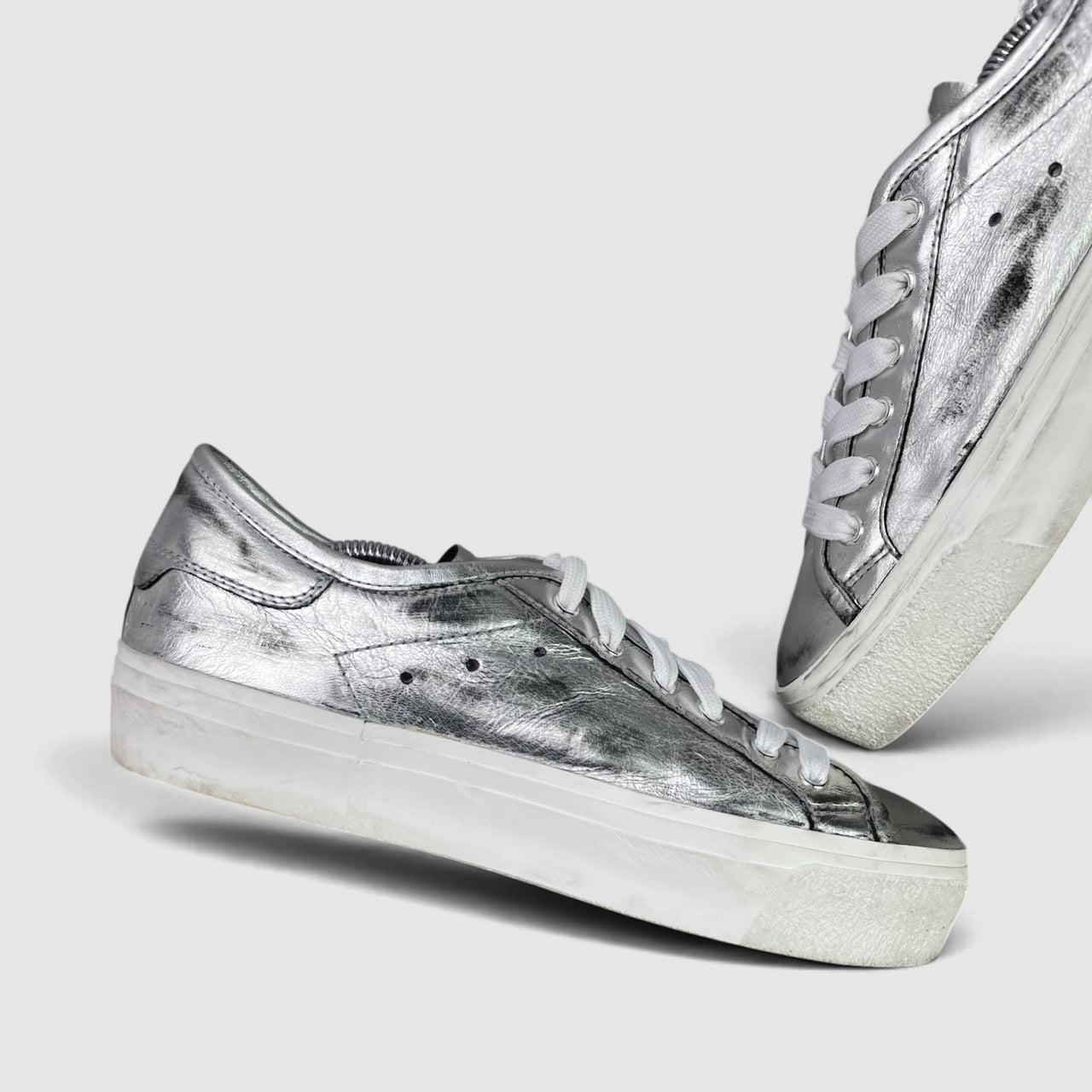 Philippe Model Paris Sneakers — buty sportowe damskie w bardzo dobrym stanie rozmiar 40, wewnętrzny panel lewego buta