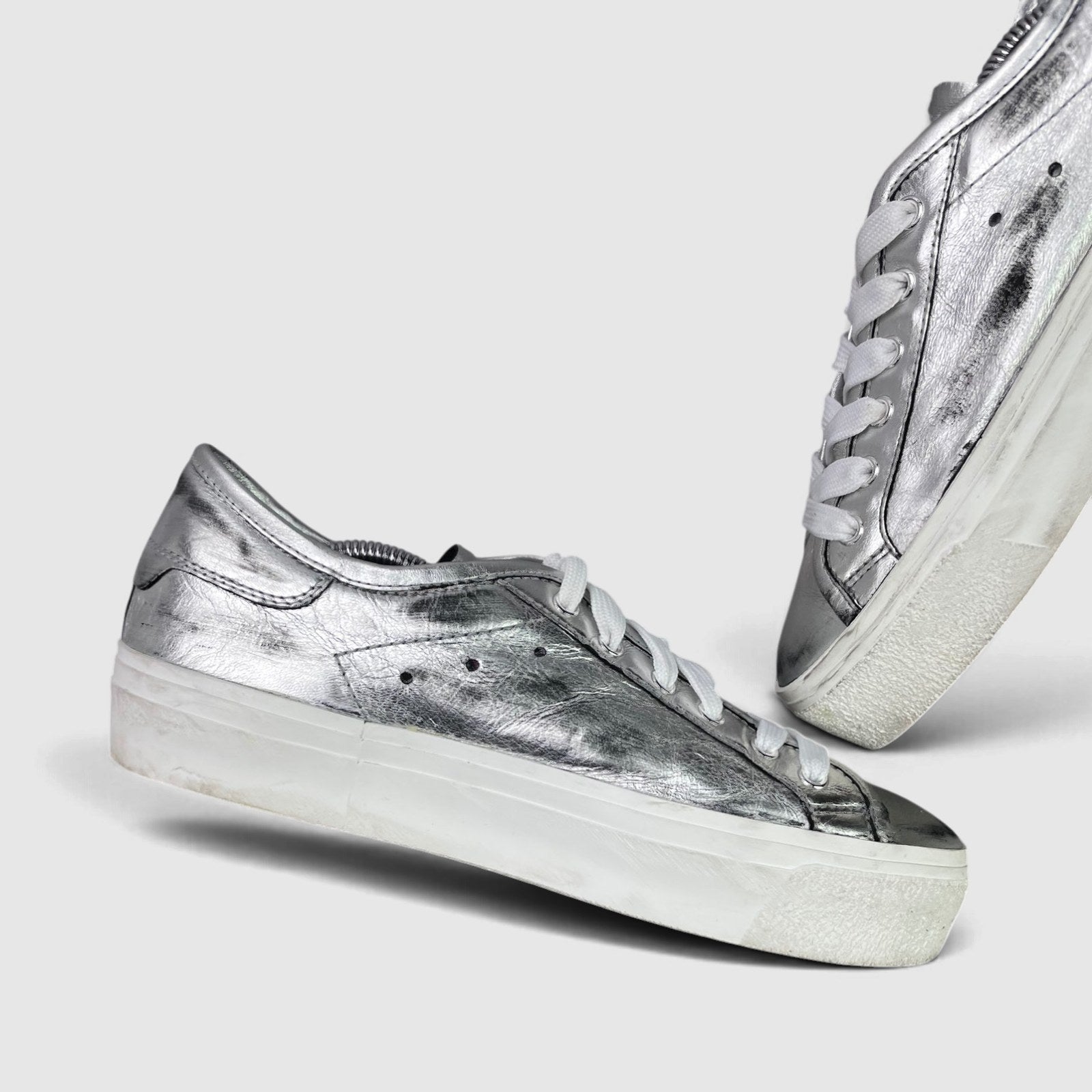 Philippe Model Paris Sneakers — buty sportowe damskie w bardzo dobrym stanie rozmiar 40, wewnętrzny panel lewego buta