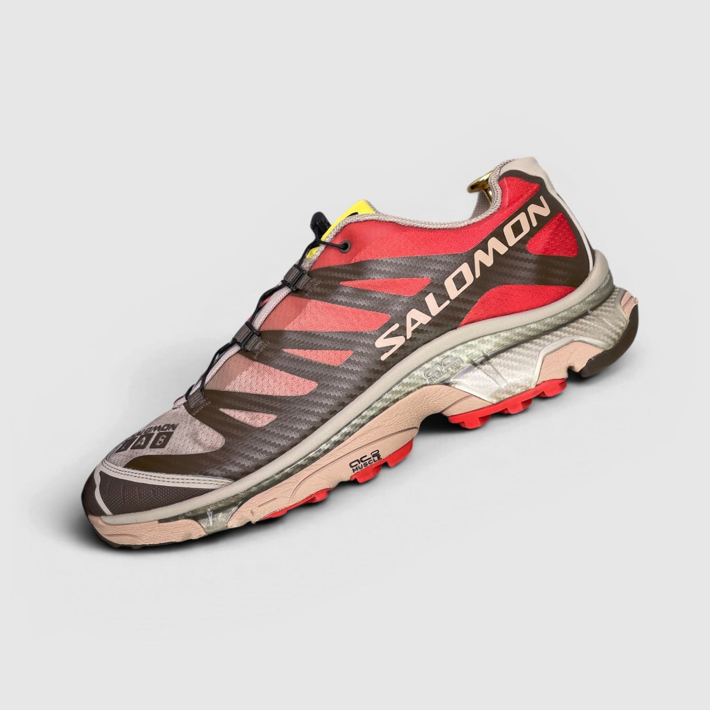 Salomon XT-4 OG — buty sportowe męskie w bardzo dobrym stanie rozmiar 46, boczny profil, lewa strona