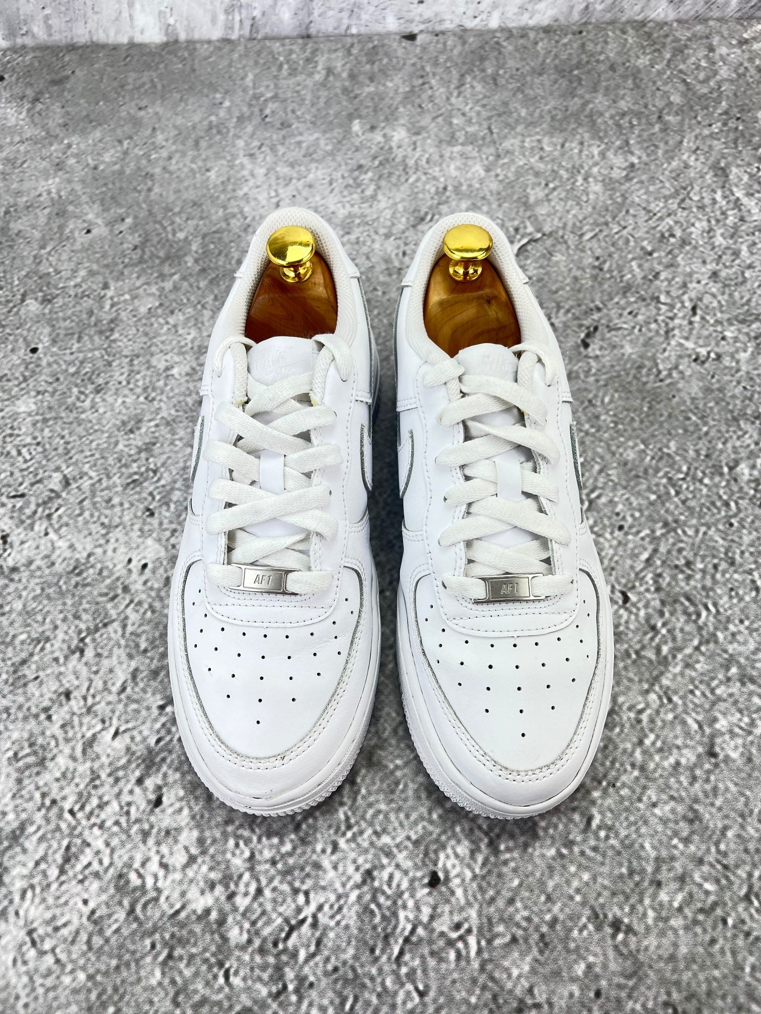 Nike Air Force 1 Low Triple White - buty sportowe, widok z góry