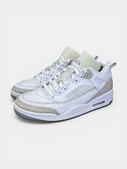 Jordan Spizike Low “White / Metallic Silver / Barely Blue / Neutral Grey” Metallic Silver / Barely Blue - buty sportowe, widok z boku