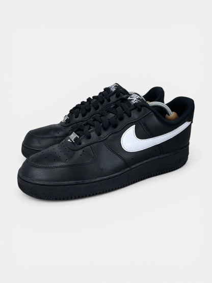 Nike Air Force 1 '07 Black White - buty sportowe, widok z boku