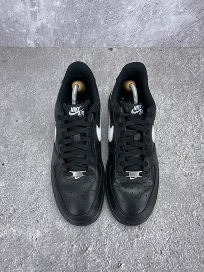 Nike Air Force 1 '07 Black White - buty sportowe, widok z góry