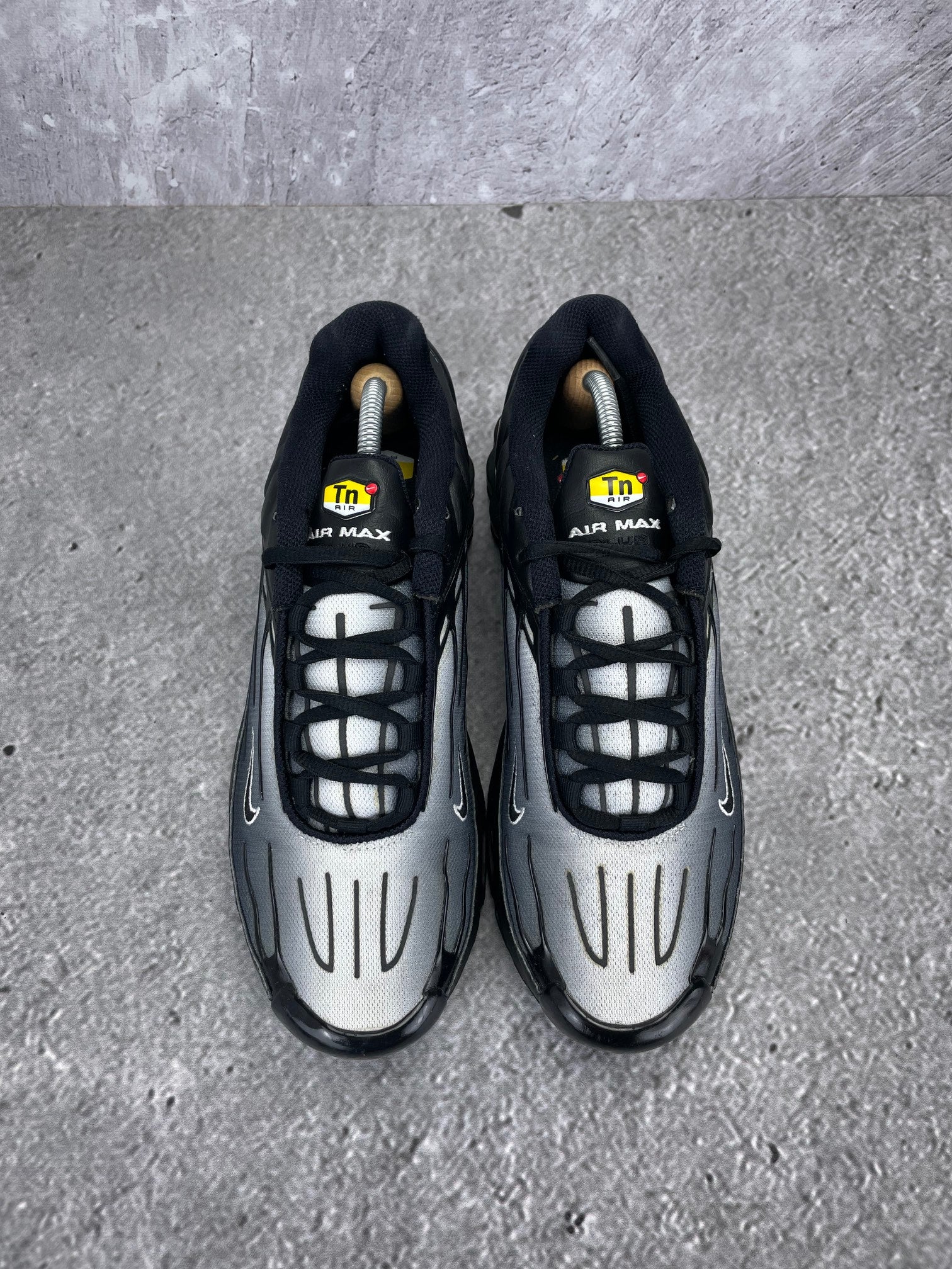 Nike Air Max Plus 3 Black White - buty sportowe, widok z góry