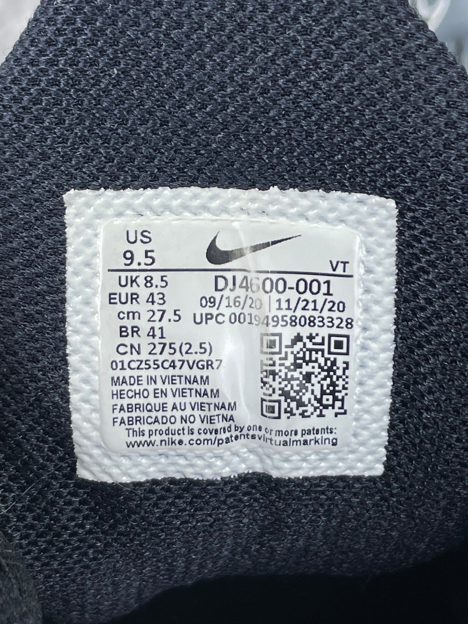 Nike Air Max Plus 3 Black White - buty sportowe, opcjonalne zdjęcie 2