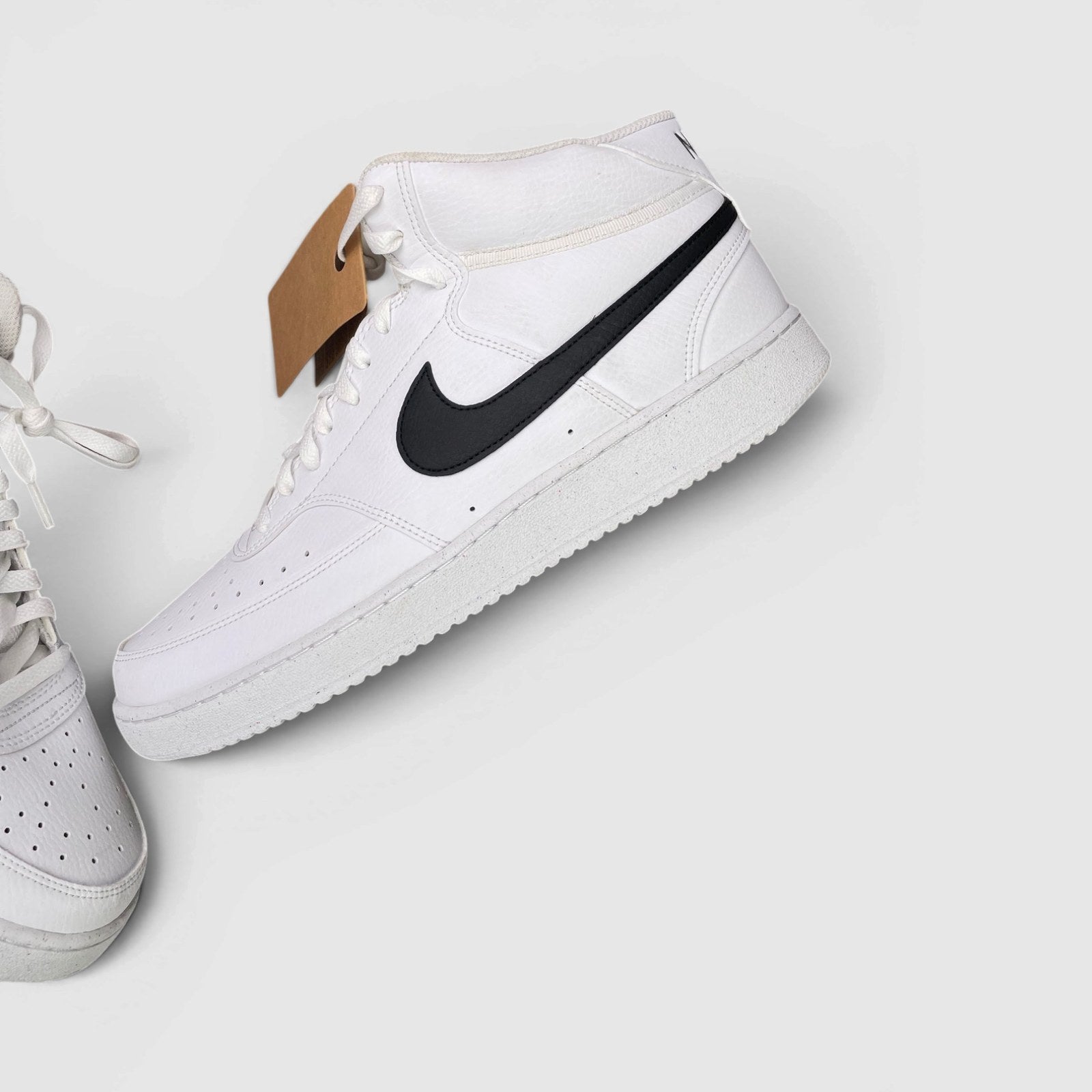 Nike Court Vision Mid Next Nature — buty sportowe męskie nowe rozmiar 46, boczny profil, prawa strona