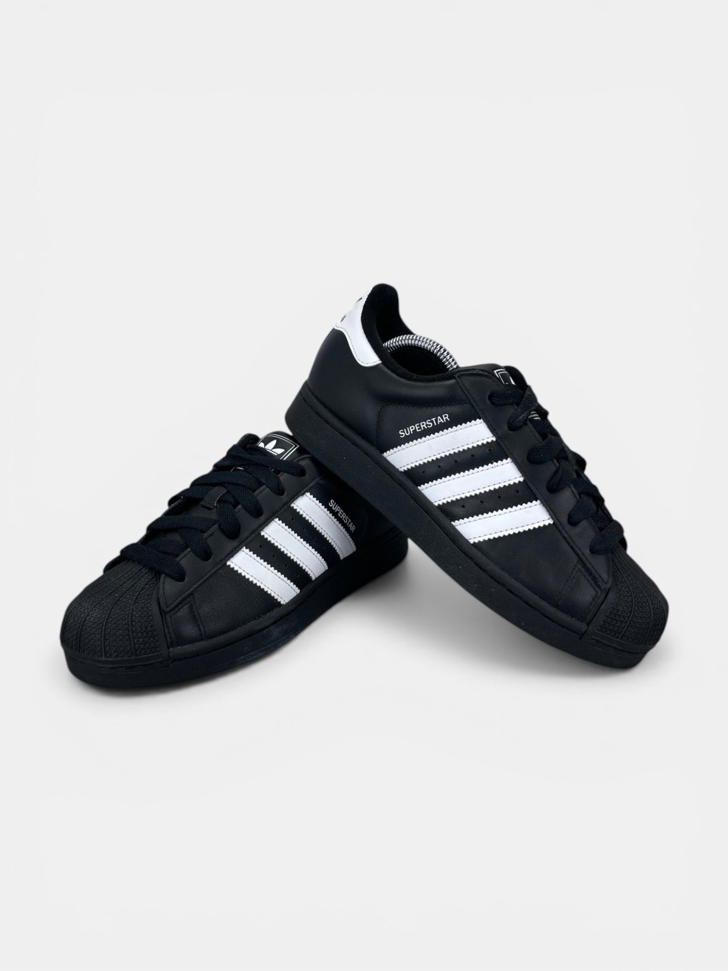 adidas Superstar II Black White - buty sportowe, boczny profil