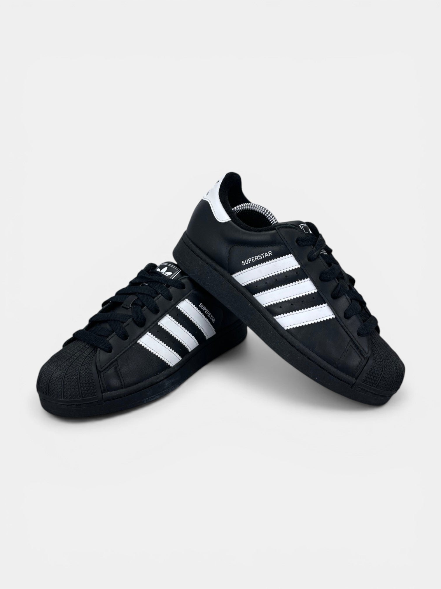 adidas Superstar II Black White - buty sportowe, boczny profil
