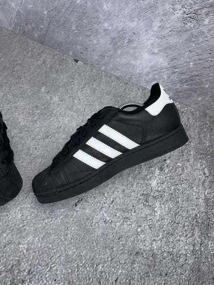 adidas Superstar II Black White - buty sportowe, wewnętrzny panel prawego buta
