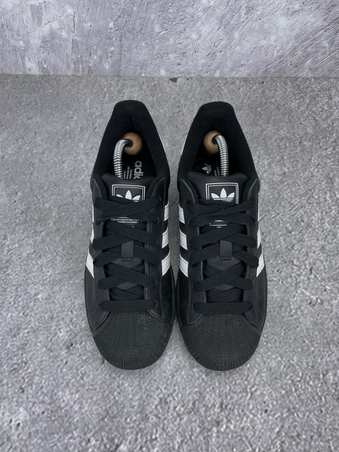 adidas Superstar II Black White - buty sportowe, widok z góry