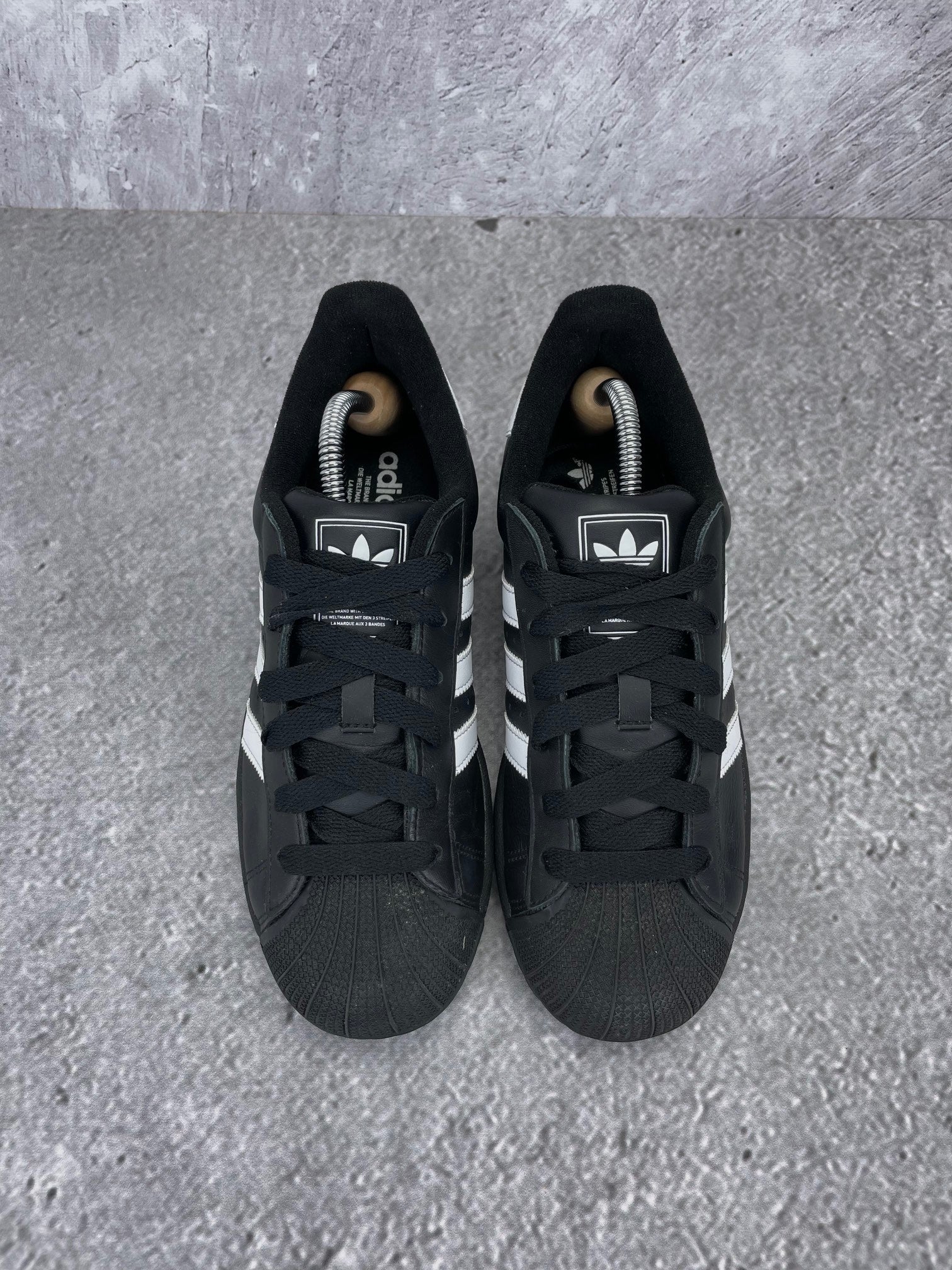 adidas Superstar II Black White - buty sportowe, widok z góry