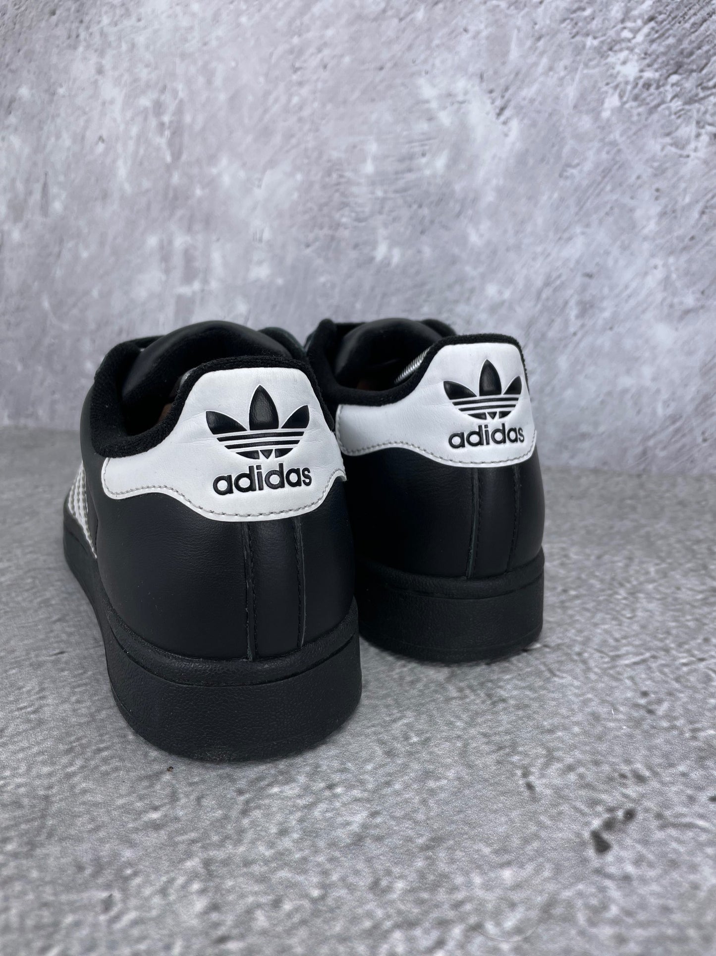 adidas Superstar II Black White - buty sportowe, widok z tyłu