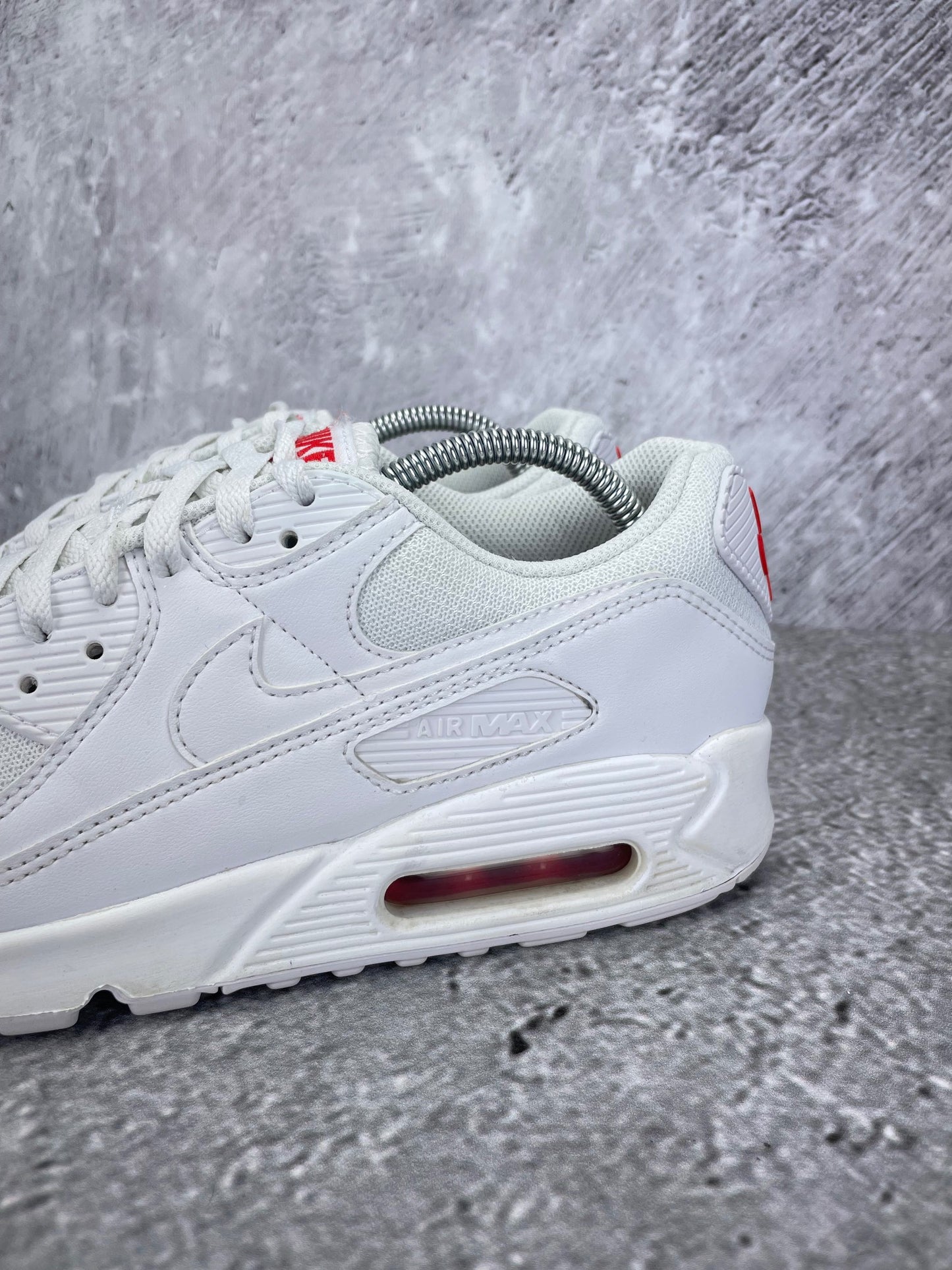 Nike Air Max 90 White Light Crimson - buty sportowe, opcjonalne zdjęcie 1