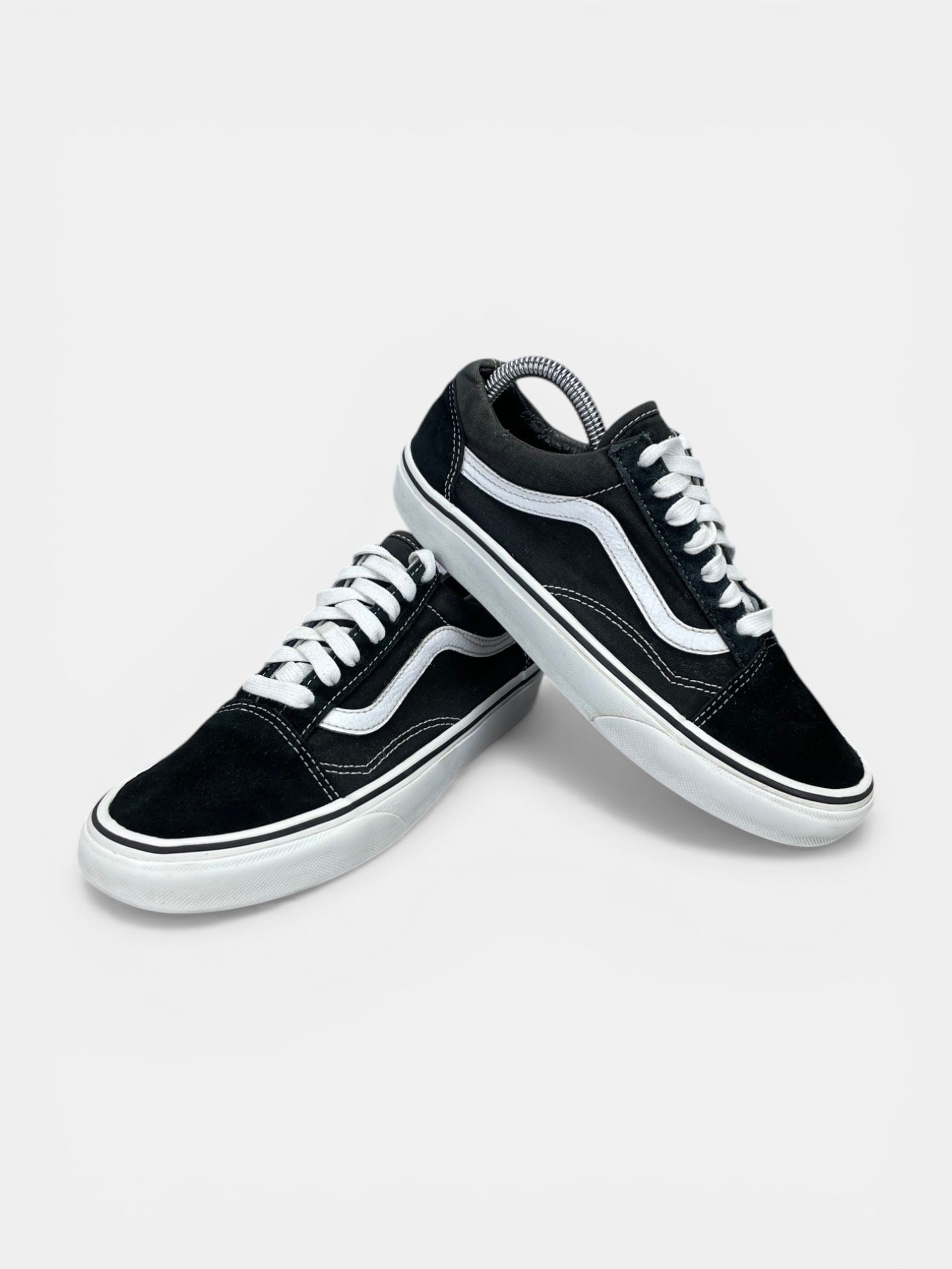 Vans Old Skool Black White - buty sportowe, boczny profil
