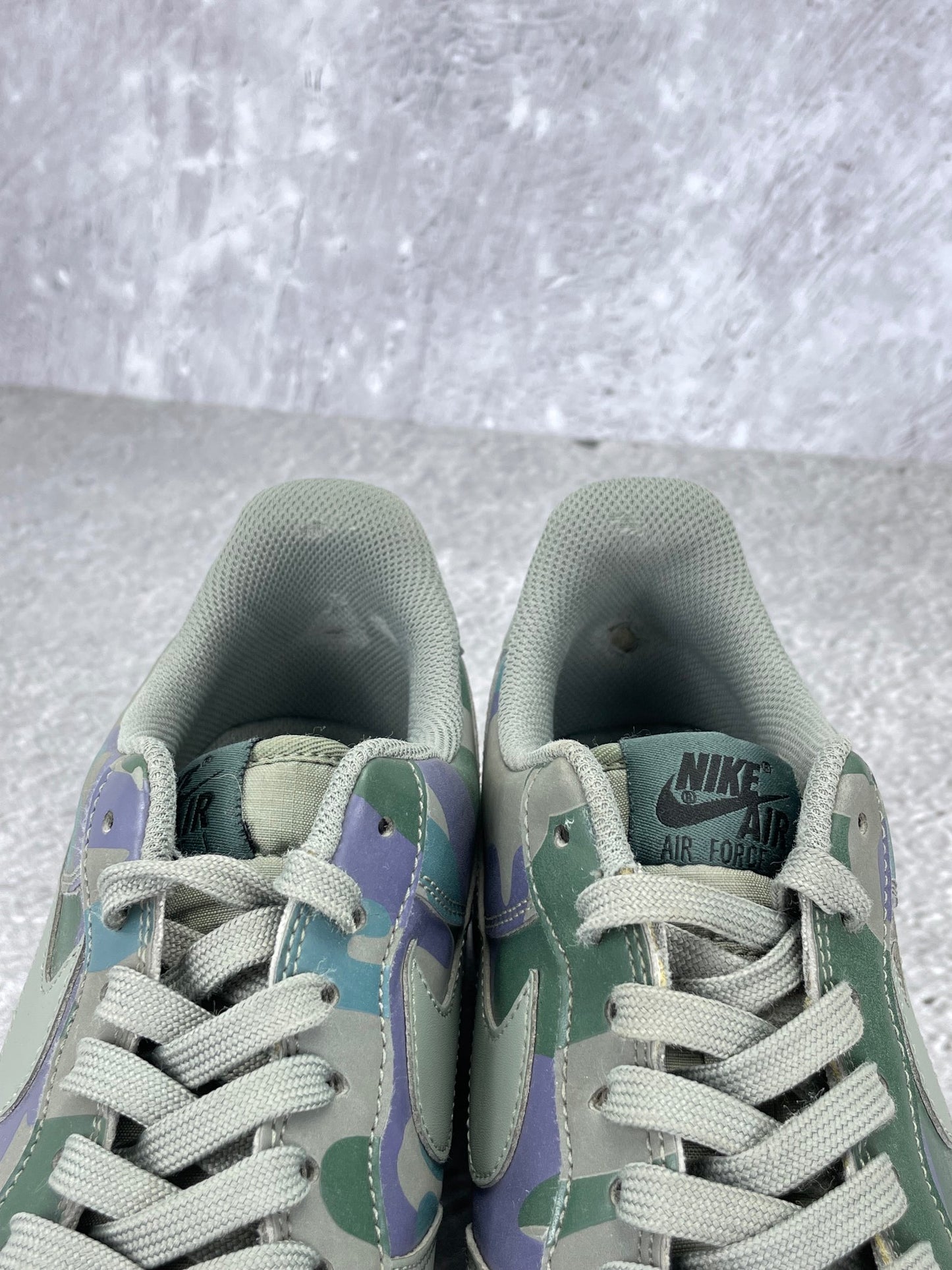 Nike Air Force 1 '07 LV8 Country Camo - buty sportowe, zapiętki butów
