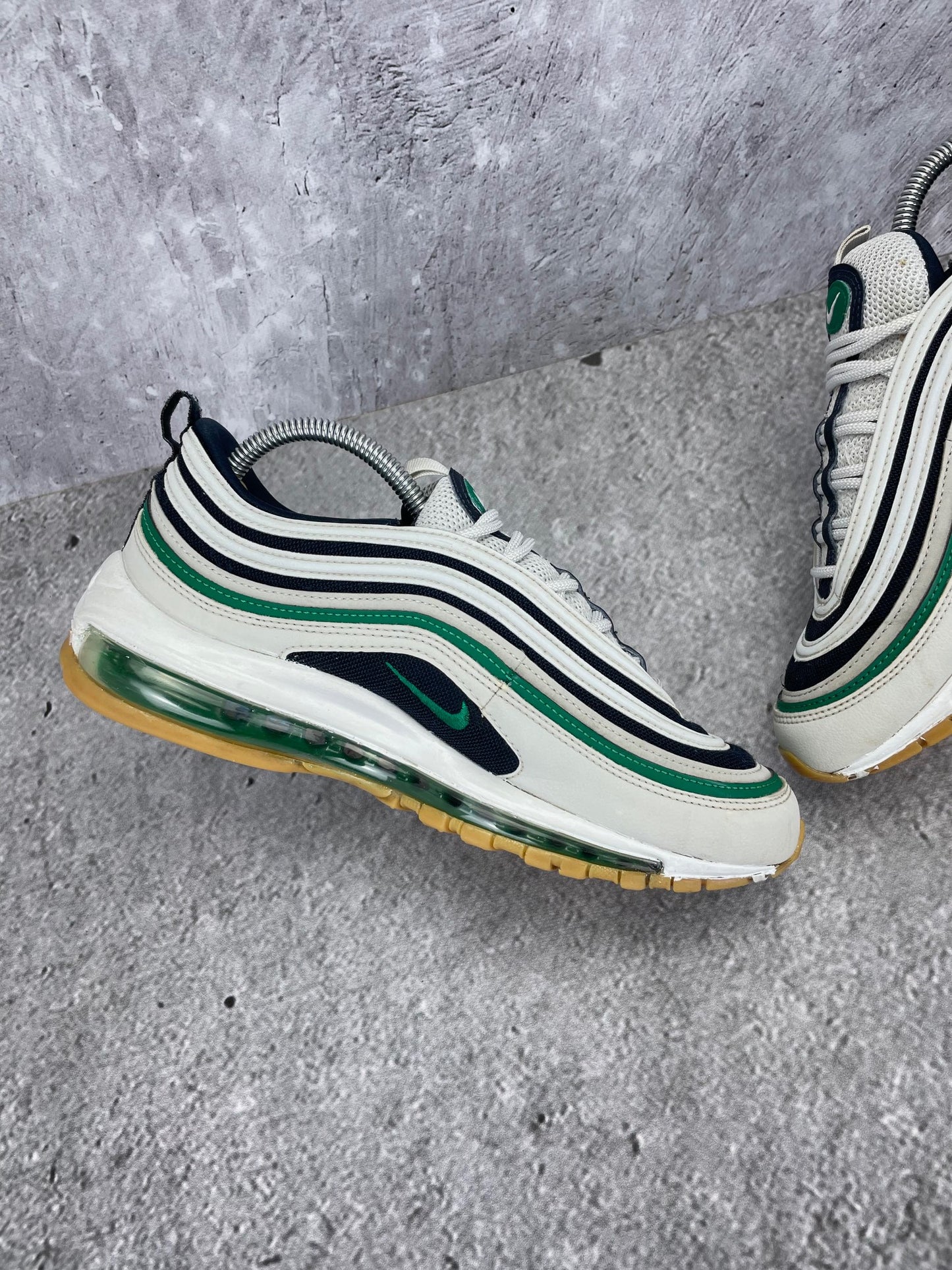 Nike Air Max 97 Photon Dust Malachite - buty sportowe, wewnętrzny panel lewego buta